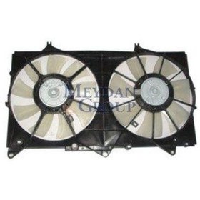 Resim Toyota Camry- 01/04 Radyatör Ve Klima Fan Davlumbazı Çiftli Komple 9+7 Kanat 
