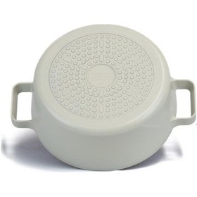 Resim Neoflam Fika Cam Kapaklı Alüminyum Döküm Derin Tencere 26x13cm 