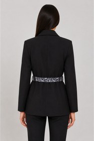 Resim Mys Collection Kemer Detaylı Blazer Ceket 