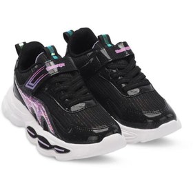 Resim Slazenger Kız Çocuk Sneaker Ayakkabı Siyah SA24LP040K-500 
