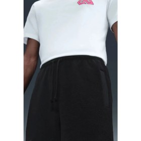 Resim Nike Giannis Fleece 8" Mens Short Erkek Fransız Havlu Kumaş 20 cm Şort Siyah 