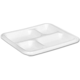 Resim Anı Plastik Anı-27c-l Anı Mod 27 C Köpük Tabak 4 Bölmeli 100'lü 