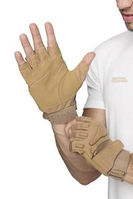 Resim Motiva Blackhawk Combat Çöl Sarı Taktik Motosiklet Bisiklet Airsoft Eldiven 