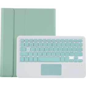 Resim Sunsky T098B-A Bluetooth Klavye Kılıfı Için iPad Air 4 10.9 Inç (2020) Açık Yeşil (Yurt Dışından) 