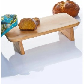 Resim Hype Store Porselen Diyarı Bambu Ayaklı Kesme Tahtası, Bambu Doğrama Tahtası, Ayaklı Sunum Tahtası Bambu 