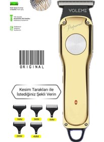 Resim 00085 Profesyonel Usb Şarjlı Berber Tıraş Makinesi Saç Sakal Tıraş Makinası Erkek Bakım Seti 