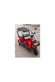 Resim Skyjet Master Car Elektrikli Moped Kırmızı 
