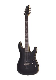 Resim Schecter Demon-6 Elektro Gitar (Aged Black Satin) 