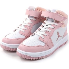 Resim Cool Haykat Cırtlı Basketbol Çocuk Spor Ayakkabı Pembe 