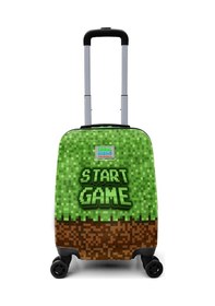 Resim Coral High Kids High Craft Desenli Çocuk Valizi 16794 Yeşil 