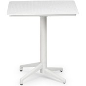 Resim Bintaşmobilya Bahçe Masası Beyaz 