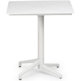 Resim Bintaşmobilya Bahçe Masası Beyaz 