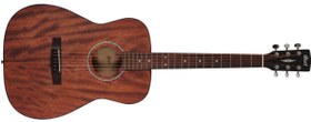 Resim Cort AF510M OP Akustik Gitar (Başlangıç/Orta Seviye) | Tamamı Maun (Mahogany) Gövde, Konser Tipi Küçük Kasa ve Open Pore Mat Kaplama 