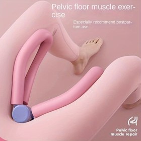 Resim 1pc Köpük Uyluk Egzersiz Aleti, Doğum Sonrası İyileşme, Pelvik Taban Kası Eğitmeni, Bacak ve Kalça Tonlama Ekipmanı, Vücut Şekillendirme Fitness Ekipmanı 