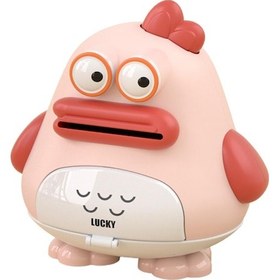 Resim Suntek Masaüstü Dekor Için Sevimli Kumbara Heykeli Konteyner 