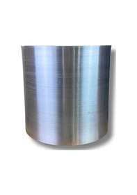Resim Cihan Çiçekçilik Galvaniz Saksı 12x12 Paslanmaz Metalik Çelik 