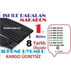 Resim Isıyla Daralan Makaron Kablo Seti Sihrink 8 Çeşit 1 Er Metre 