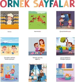 Resim Ekler Öğretim Seti - Dilbilgisi ve Morfolojik Gelişim Terapi Seti (6 Kitap) 
