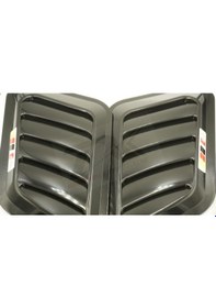 Resim Audi Rs Logo Ön Kaput Glossy Black Air Flow Rüzgarlık 