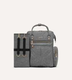 Resim Angel Gri Kumaş Bebek Çantası 