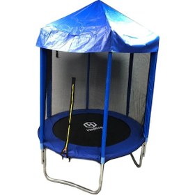Resim Hepitop Çatı ve File Korumalı Şapkalı Trambolin 183 CM 