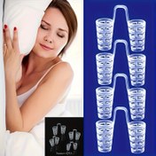 Resim 4 adet Şeffaf Silikon Burun Klipsi Seti, BPA İçermeyen Anti-Nasıl Sızdırmazlık Cihazı, Burun Genişletici, Uyku Solunum Geliştirme Aracı, Formaldehit İçermeyen Burun Geçiş Çözümü, Burun Tıkanıklığını Gideren, Nasıl Sızdırmazlık Giderme İçin Araçlar ve Aksesuarlar 