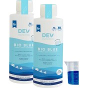 Resim Karavan Tekne Portatif Tuvalet Kimyasalı 2li Mavi Atık Parçalayıcı 32doz Ölçek Hediye DEVBIO2 