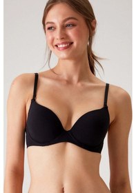 Resim Pierre Cardin Rome Soft Push Up / Yarı Destekli Tak-çıkar Askılı Pamuklu Sütyen Ten 6401 Ten 