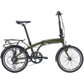 Resim Carraro Flexi 108 V - 20 Jant 8 Vites Katlanır Bisiklet - Haki Siyah 
