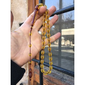 Resim Sultan Telkari İran Bağası Sistem Püsküllü Toz Kehribar Tesbih 