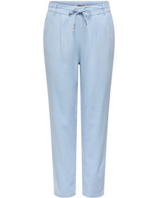 Resim Only Onlcaro-poptrash Easy Linen Kadın Pantolon 15278710 Mavi 