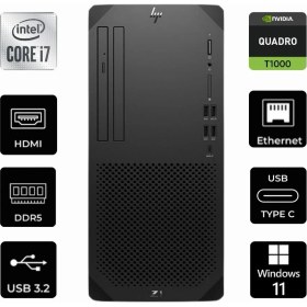 Resim Hp Z1 G9 Intel Core I7-14700 8T2B2EA-006 128GB 2tb Nvıdıa T1000 8 GB Windows 11 Pro Masaüstü Iş Istasyonu 