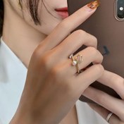 Resim Tulip Bud Faux Pearl Yüzük Kadınlar İçin, Trendy Parti Takıları, Noel Cadılar Bayramı Hediyesi, Yeni Yıl Hediyesi, Kadınlar İçin Sevgililer Günü Hediyesi Anne Aile Arkadaşlar 