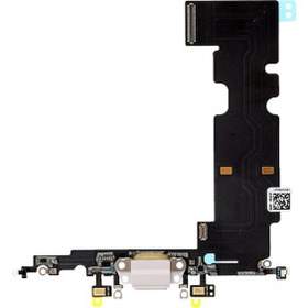 Resim Iphone 8 Plus Şarj Soketi Ve Mikrofon Bordu Beyaz 