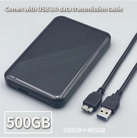 Resim Wangxi 500gb Usb 3.0 Taşınabilir Hard Disk - Hızlı Veri Aktarımı, Sağlam Yapı, İş Ve Kişisel Yedekleme 