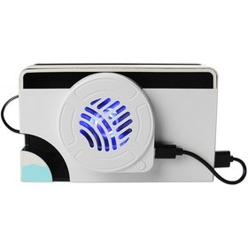 Resim Sones Nintendo Switch Oled Swl138 Oyun Konsolu Soğutma Fanı Ana Depolama Tabanı Soğutma Braketi Beyaz 