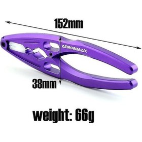 Resim Pazly Rc Araç Şok Pense - Metal Montaj Aleti - Mor, Kullanışlı Montaj Aleti 