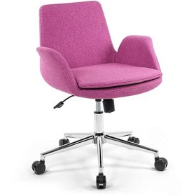 Resim Kaya Ofis Mobilya Carrer Çalışma Koltuğu Ofis Sandalyesi Pembe 