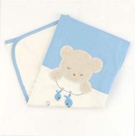 Resim Sebi Bebe Balıkçı Desenli Bebek Battaniyesi 80x90 Cm 9859 