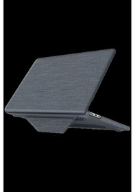 Resim Apple Uyumlu MacBook Pro 13 2020 MacBook Kumaş Kapak - Gri Çok Renkli 