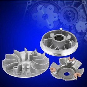 Resim Gy6 Scooter Roller 125cc 150cc 157qmj İçin Komple Motosiklet Debriyaj Grubu Varyatör Takımı 