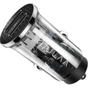 Resim Kuulaa 3.4A 17W Hızlı Şarj Şeffaf Mini Dual USB Araç Şarj Başlık AL-33001 