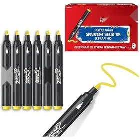 Resim Akrilik Markör - Yuvarlak Uç, Sarı Renk 0 Colorless Blender 