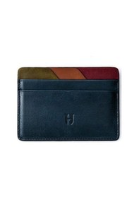 Resim Helmbrook London Elton Erkek Lacivert Plus Color Deri İnce Tasarım Çok Bölmeli Rfid Korumalı Kartlık Lacivert 