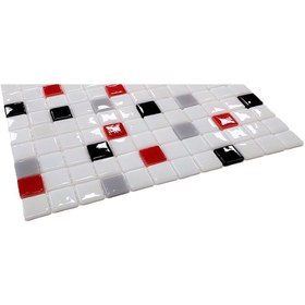 Resim MozaiKristaL Mutfak Tezgah Arası Ve Tüm Yüzeyler Için 25x25 Mm Cam Mozaik ( 1 Koli = 1 M2 Fiyatıdır ) 