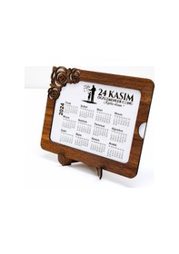 Resim Öğretmenler Günü - 2024 Masa Takvimi - 3mm Mdf Ahşap 