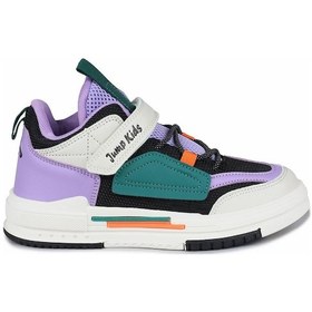 Resim Jump 31093 Çocuk Sneaker Spor Ayakkabı Siyah - Mor 