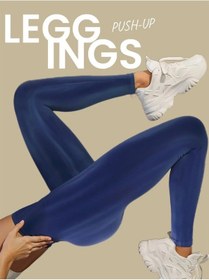 Resim Santarı Spor Taytları Leggins 320857387 Mavi 