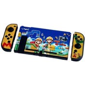 Resim Jzcat Nintendo Switch Bölünmüş Kılıf Oyun Teması Renkli Kılıf Sert Kılıf-a122 