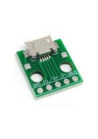 Resim Micro Usb To Dip Çevirici Pcb 5V Usb Haberleşme Deney Prototip 